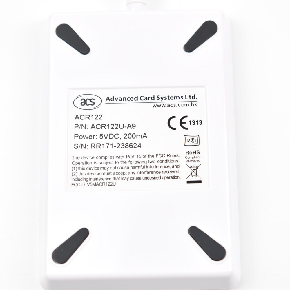 NFC lecteur USB ACR122U sans contact carte à puce et écrivain rfid copieur copieur duplicateur 5 pièces