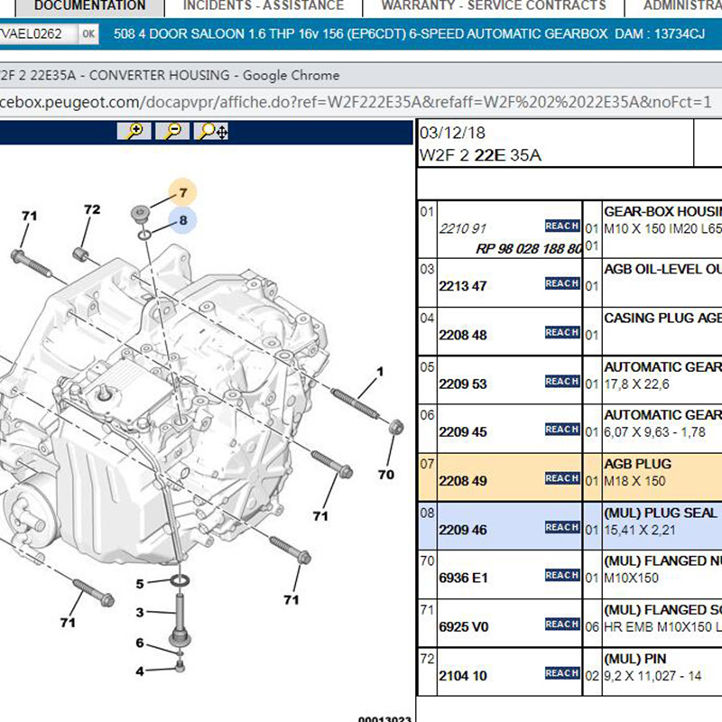 Baificar Brand Genuine Gearbox AGB Plug Seal Kit 220849 220946 For Peugeot &amp; Citroen