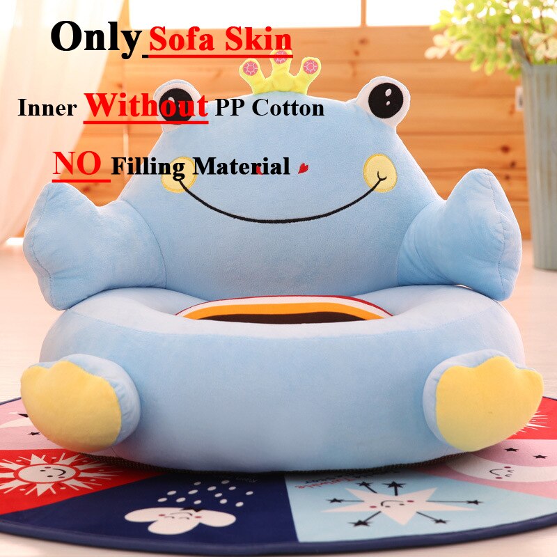 CYSINCOS Baby Kid Only Sofa Cover NO Filling Cartoon Seat Infant Chair Seat Puff Skin Children Seat Chair Cover For Sofa Folding