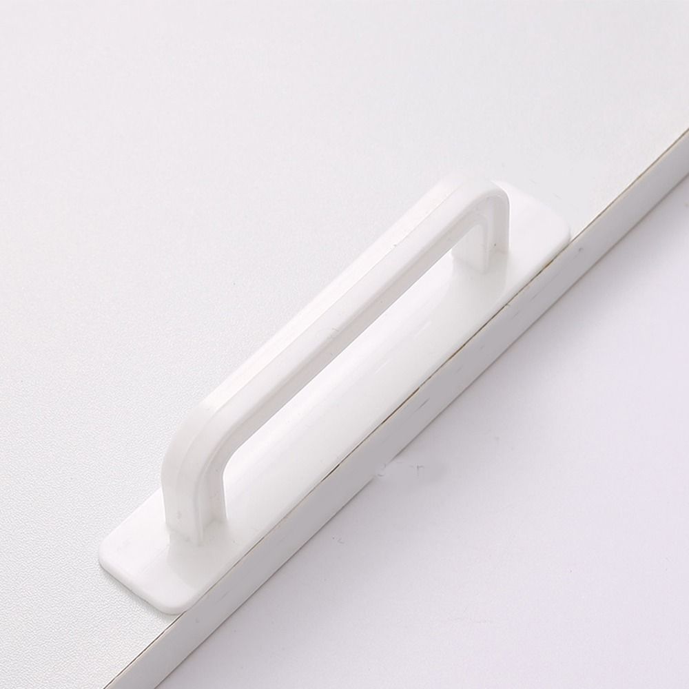 Knobs Door Handle No punching Surface Mounted Door Pull Self-adhesive Push-pull Cabinet Handle Drawer: Yellow