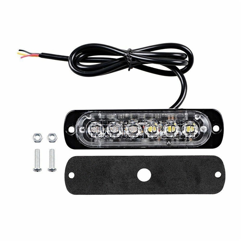 Grün 6 LED Trailer Marker Lichter Strobe LED Seite Marker Lampe Blinkende LED Licht Lkw 12v Seite Marker Für lkw