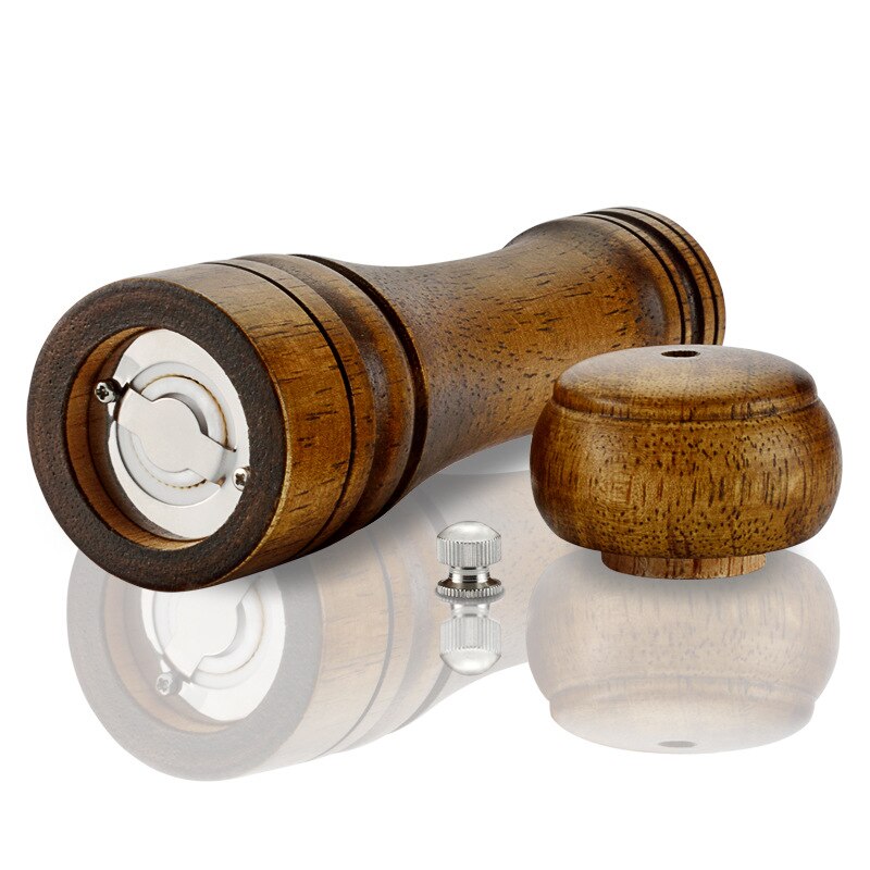 Oak Grinder Pepper Grinder Manual Pepper Grinder Multi-purpose Seasoning Bottle Kitchen Tools