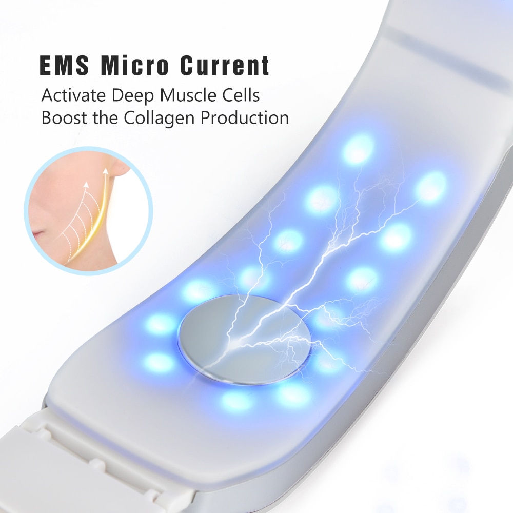 Dispozitive de lifting facial bandaj de masaj pentru îndepărtarea bărbiei duble microcurenți terapie cu led aparate de înfrumusețare mașină de bandă pentru riduri