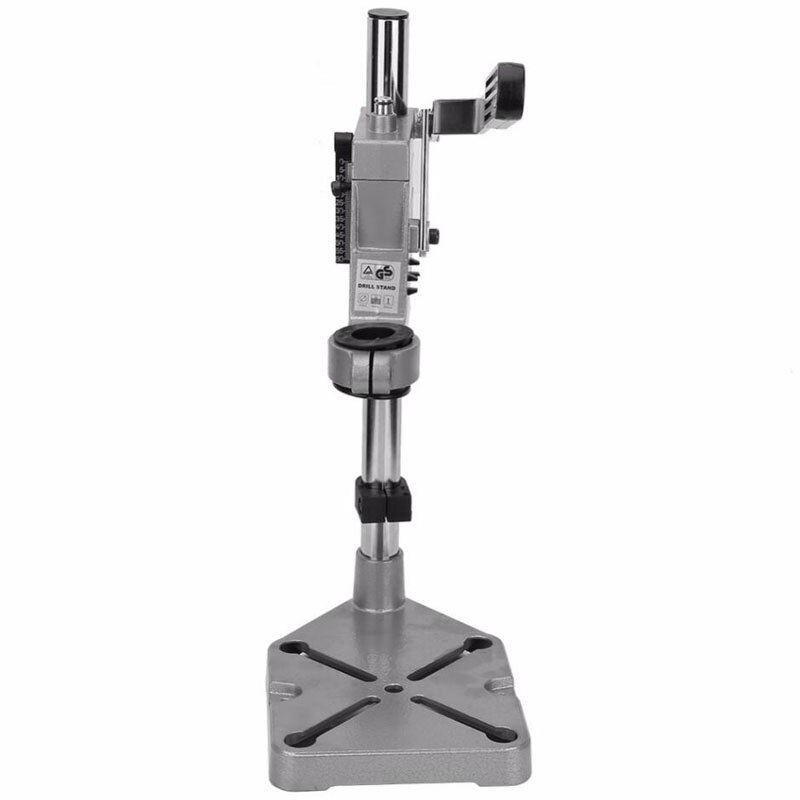 Drill Press Stand Tool Work Pillar Pedestal Clamp for Drilling Collet Adjustment Scale and Stop Added Functionality
