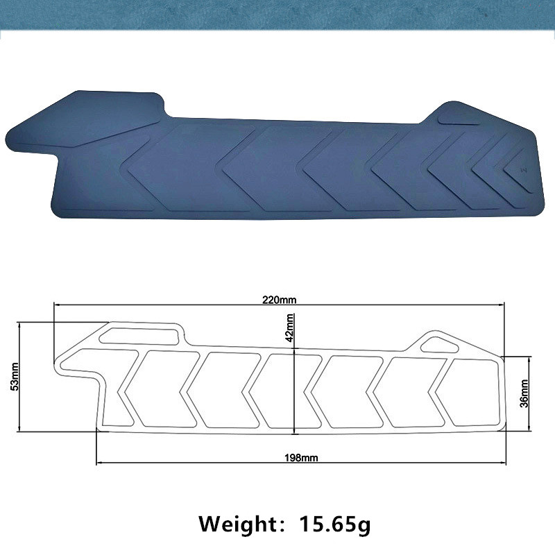 Protector de cadena de bicicleta de silicona, almohadilla de vaina de cuadro de bicicleta, cubierta protectora de cadena de bicicleta de carretera resistente a los arañazos, accesorios para bicicleta