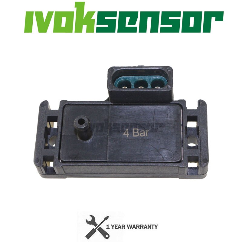 Sensor de mapa de presión Turbo para coche GM DELPHI Electromotive Motec, cable de enchufe Pigtail, 4 Bar, 58 Psi, 58psi, prueba 100%
