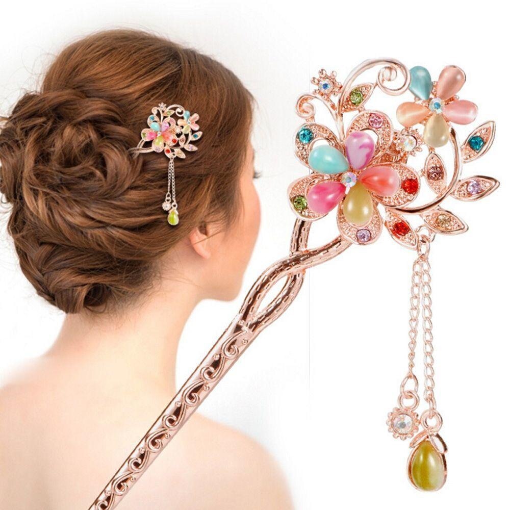 Horquillas Retro Vintage para de boda para mujeres elegantes, Clip de pelo colorido para mujeres y niñas Accesorios para peinados