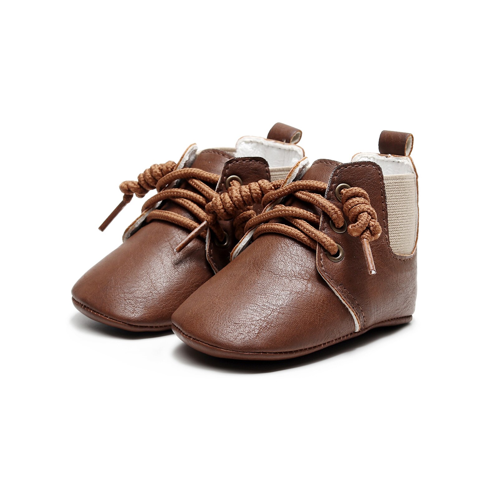 Baby & freundlicher kleidung Kleinkinder Weichen Sohlen Schuhe, Leder Socken, gehen Anti-Unterhose Geburtstag Winter Spitze-hoch retro Sneaker: B / 13.5 cm