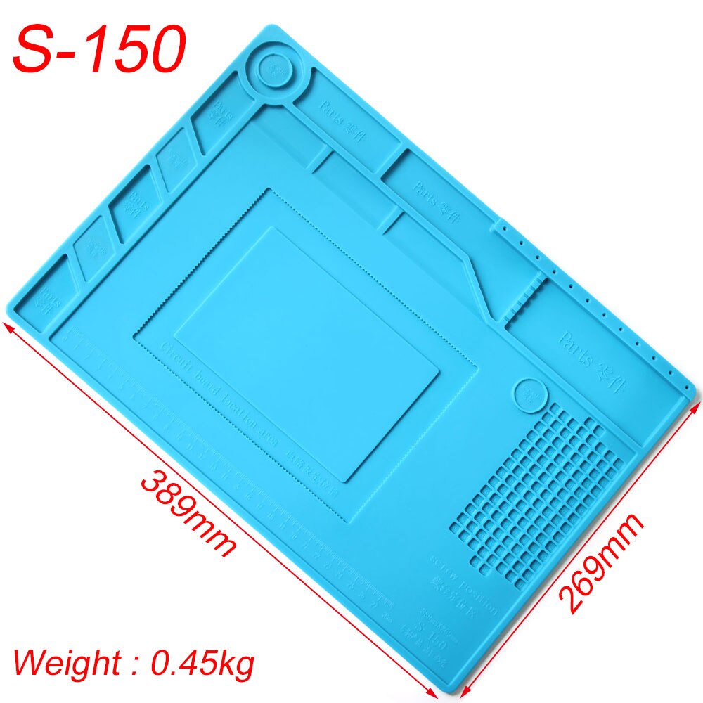 Heat Insulation Mat Heat-resistant BGA Soldering Station Hairdryer Repair Tool Insulation Pad Insulator Pad Maintenance Platform: S-150