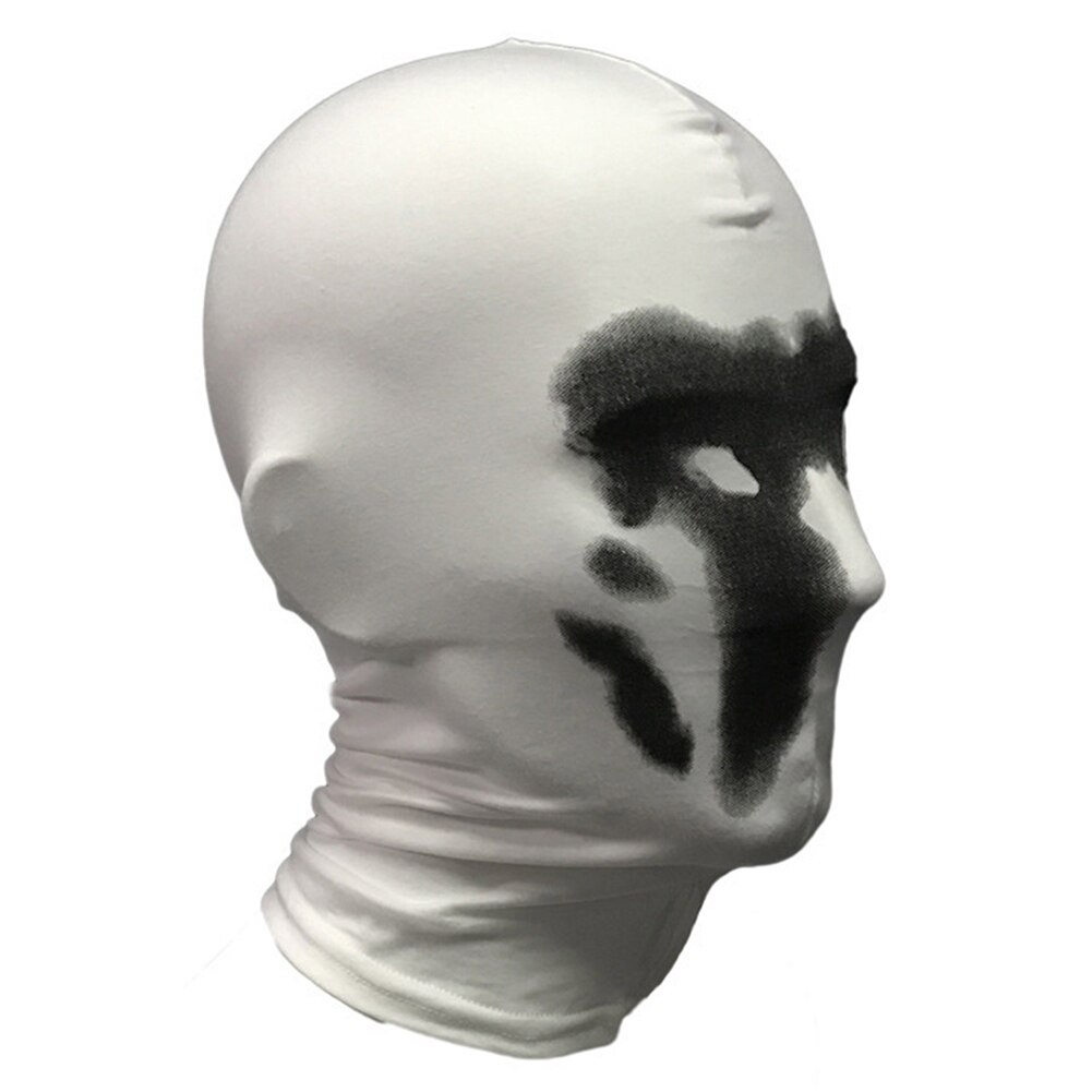Veilleurs Rorschach masque Cosplay Costume plein visage drôle bande dessinée veilleurs Halloween fête Cosplay masques accessoires