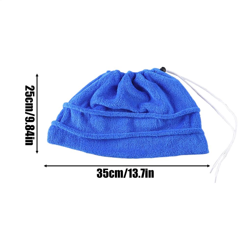 1 stuk bezemhoes, herbruikbare dweilhoes, wasbare microvezel schoonmaakbenodigdheden, multifunctionele vloerdweilhoes: Blauw