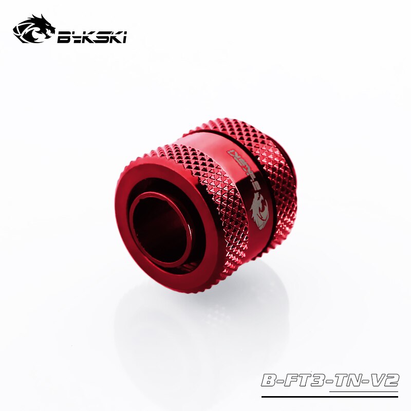 4 stk / parti bykski indvendig diameter 9.5mm +  udvendig diameter 12.7 rør 3/8 "id  x 1/2 " fra rørhåndkompressionsstikstik: Rød