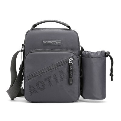 men&#39;s water bottle bag shoulder messenger handbag multifunctional lightweight waterproof satchel travel small bag: w