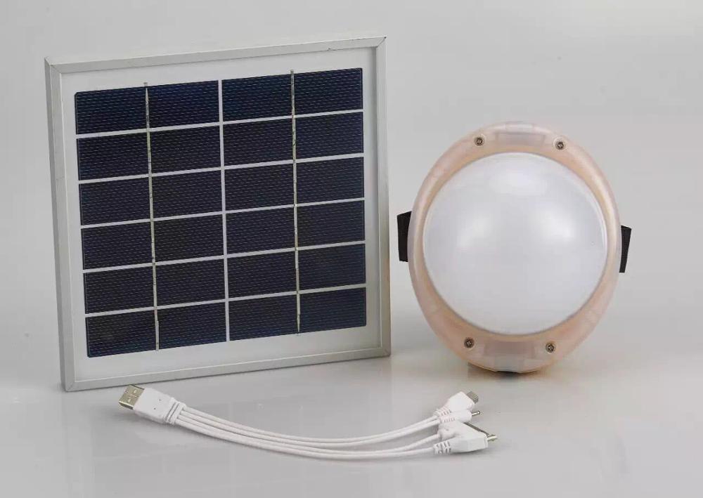off grid Mini Portable Solar lighting system 028 with mobile charging