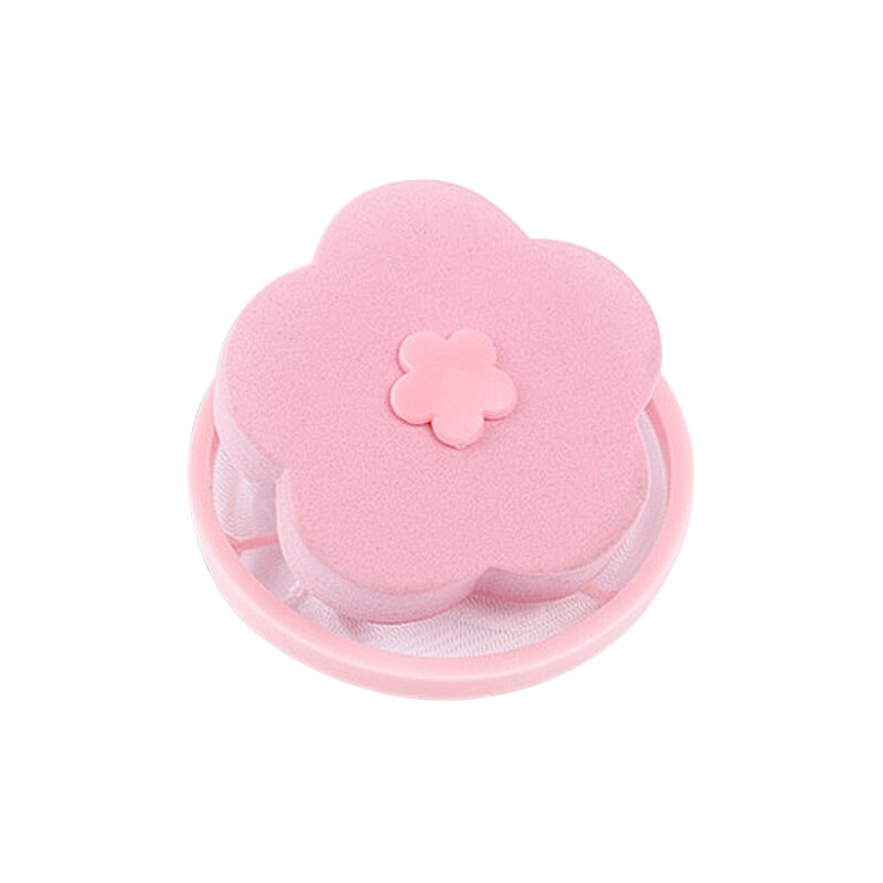 Bolsa de filtro para lavadora con filtro de red de flores para el pelo
