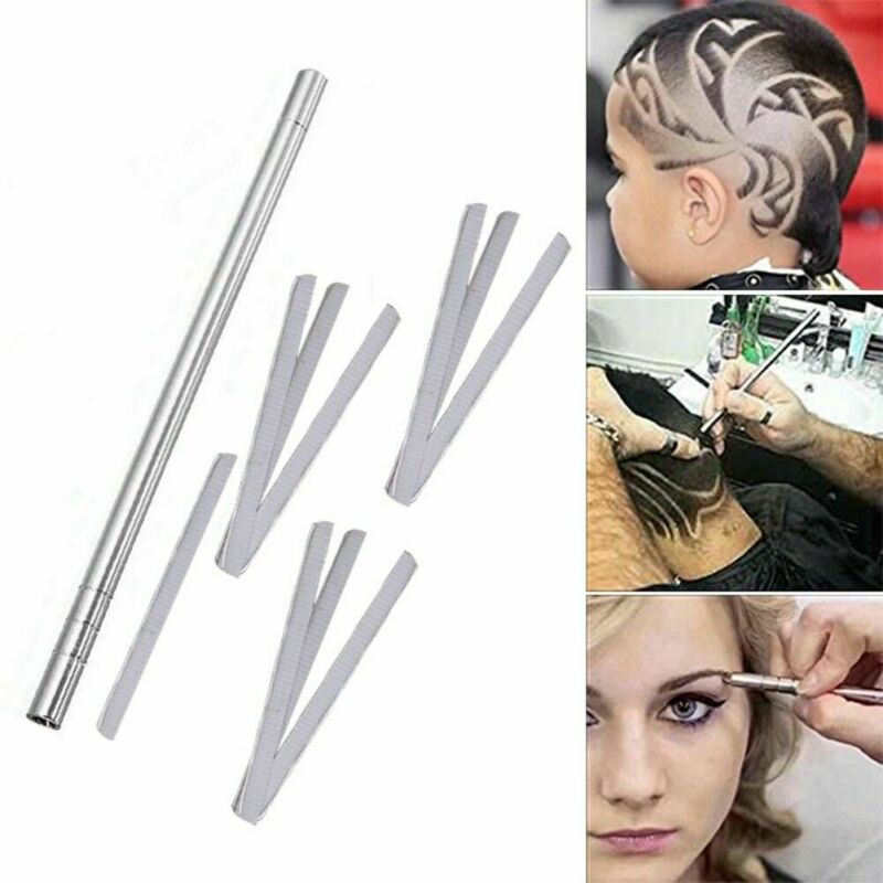 Magic Engrave Beard Hair Scissors Shavings Eyebrows Razor Carve Pen