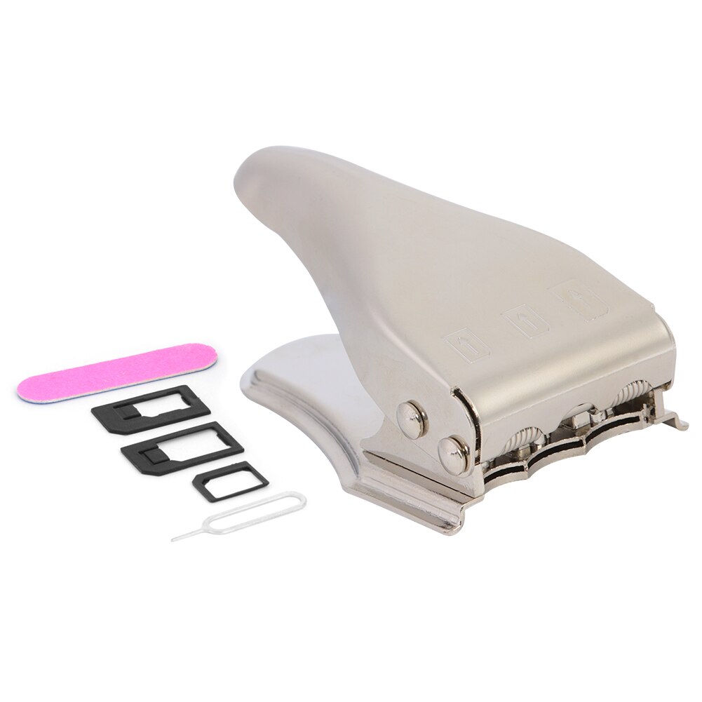 Mini carte Micro SIM 3 en 1 en alliage de Zinc + acier inoxydable, découpeur Durable pour téléphone portable, outils de modification manuelle, directe
