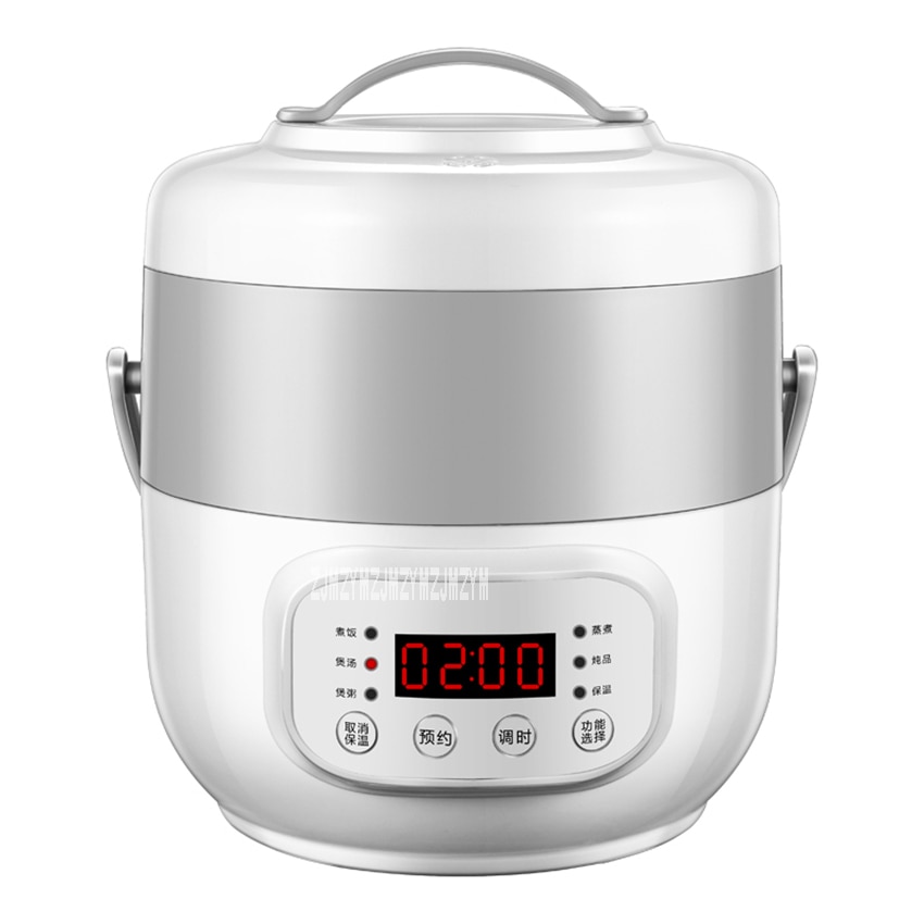 RFB-S16W Home Electric Rice Cooker Portable Mini Rice Cooking Machine Student Dormitory 1-2 People Multifunction Cooking Pot