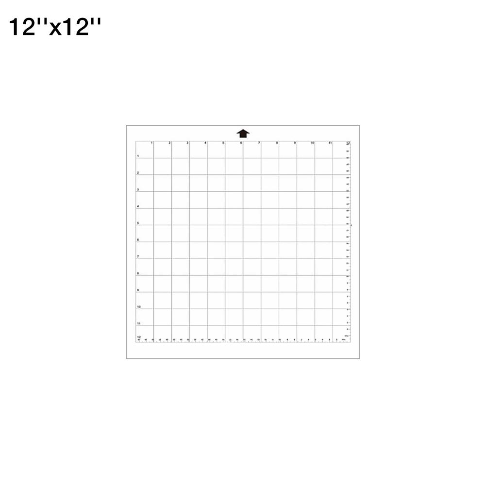 3PCS Replacement Cutting Mat Transparent Adhesive Mat Pad With Measuring Grid 12 By 12-Inch For Silhouette Cameo Plotter Machine: 12x12 inch