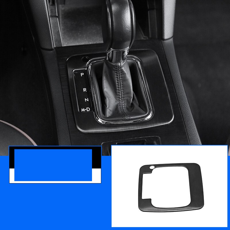 lsrtw2017 stainless steel car geal panel trims for subaru outback legacy b4: product picture2