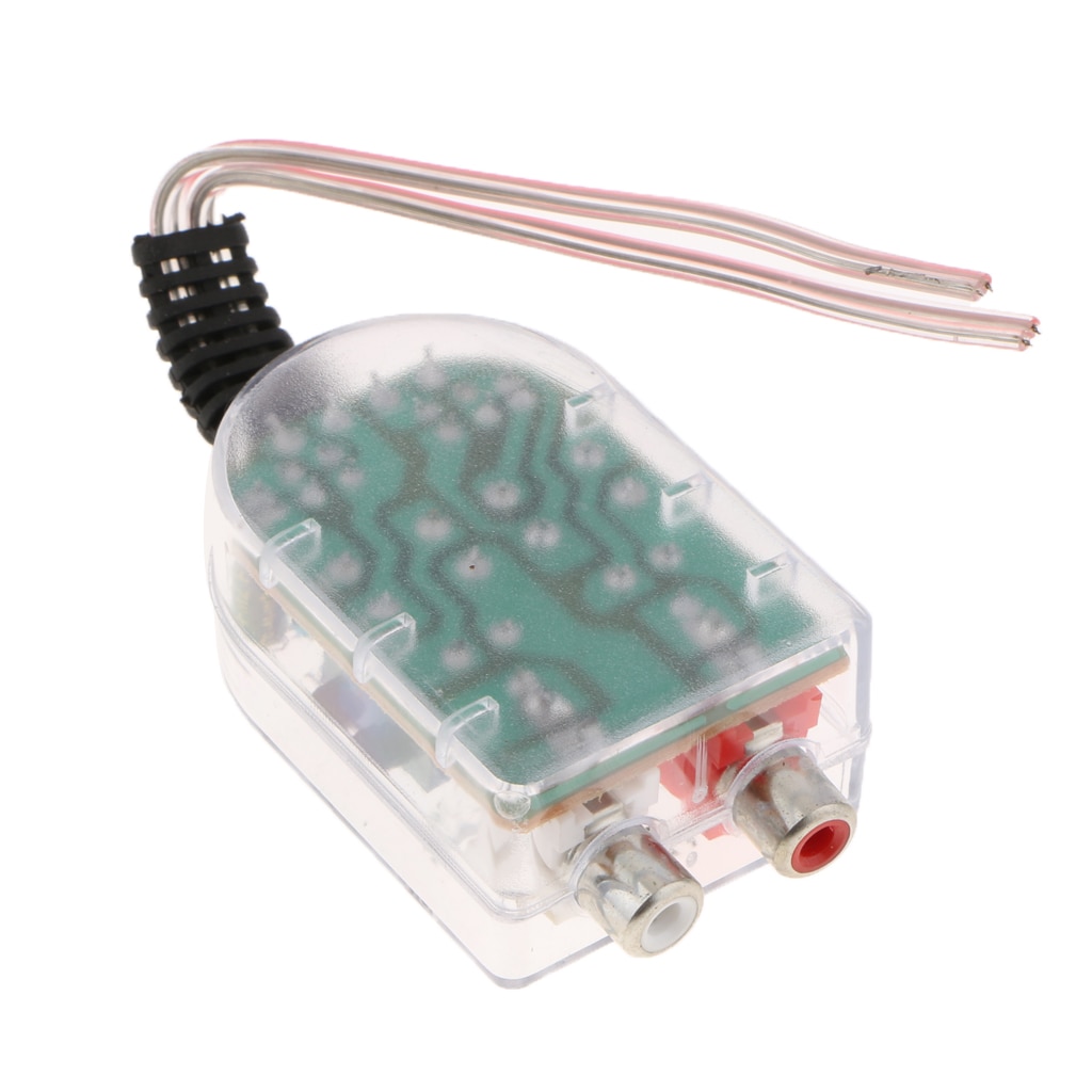 2 Channel Adjustable Lineout Converter Hi-low Line Out Converter Adapter