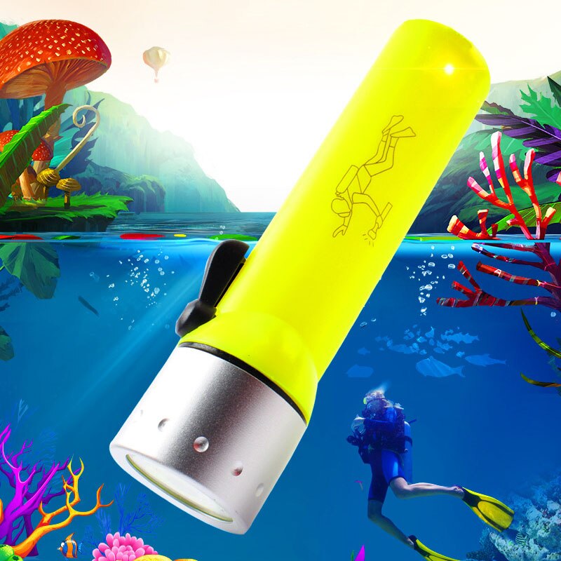 Duikzaklamp, led-zaklamp, waterdicht, superhelder voor noodgevallen thuis, buiten, sal 99