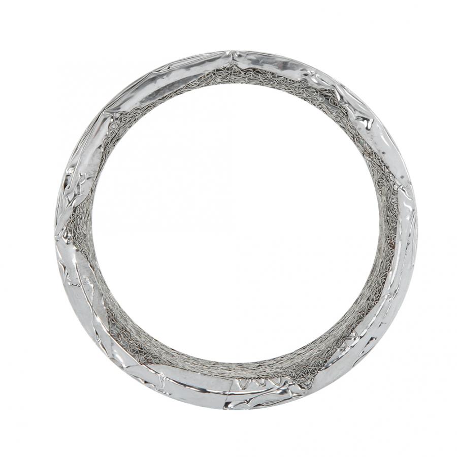 2.5in Kollektor Flansch Krapfen Dichtung Auspuff Header Bausatz Praktische Zubehör Aluminium Legierung + Kohlenstoff Auspuff Kollektor Flansch Neue