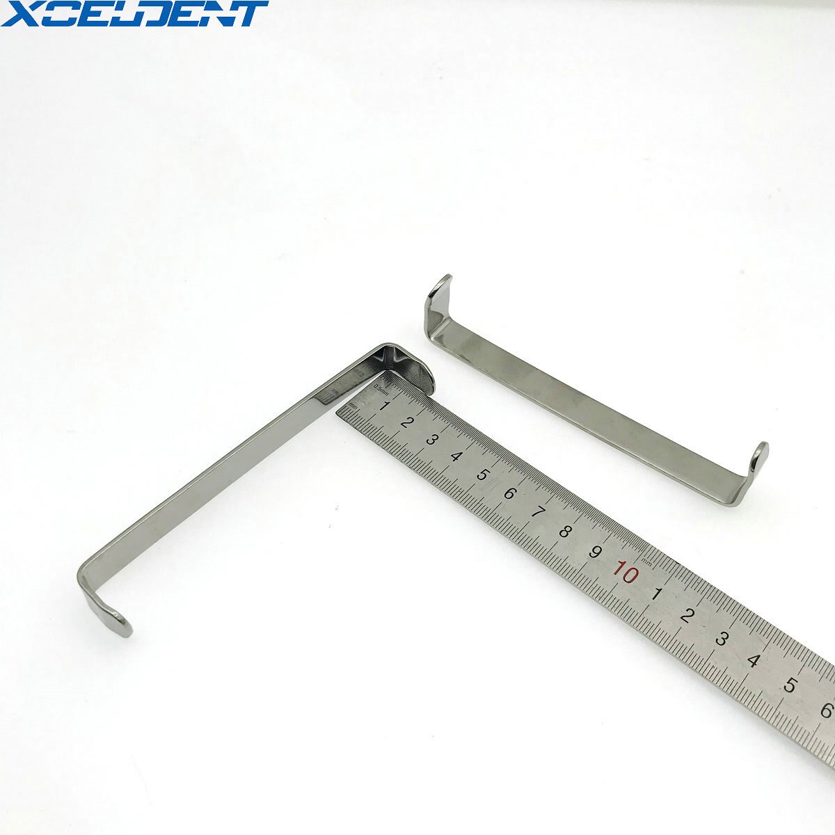 Implante Dental de ortodoncia, Retractor de labios y mejillas, abridor de acero inoxidable, 2 uds.