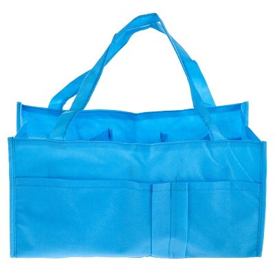 2 Kleuren Portable Baby Luier Nappy Changing Bag Inserts Handtas Organizer Pouch Opslag Innerlijke Luiers Fles Opslag Mummie Zak: Blauw