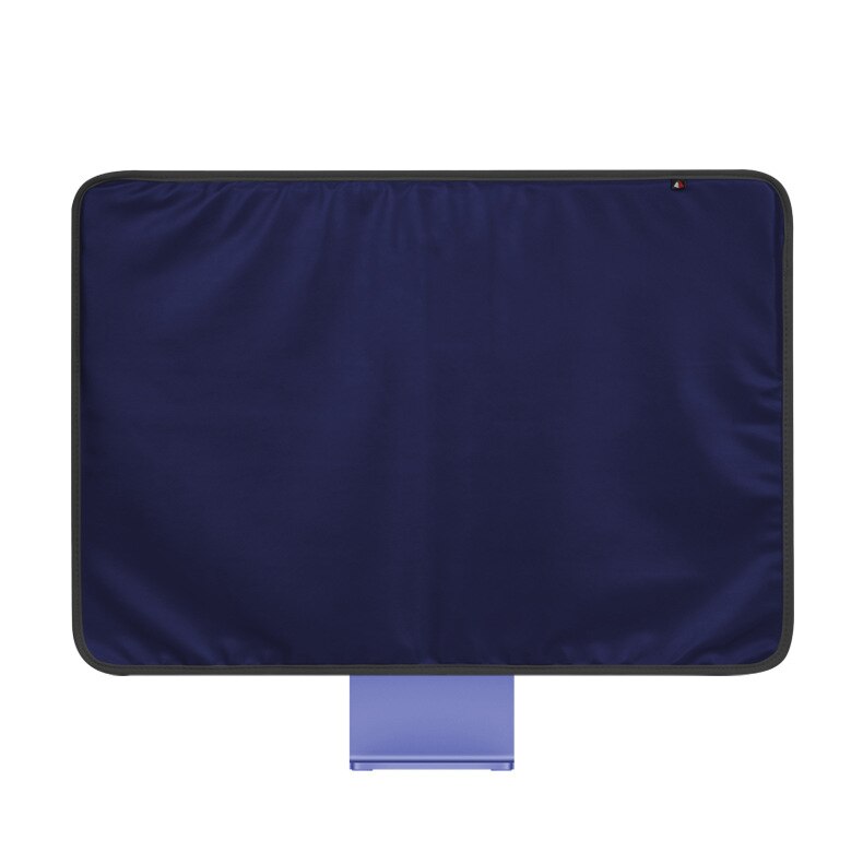 PU Leather Dustproof Cover for 24 Inch IMac Display Dust Protection Cover PU Back Pocket for Apple Computer Sleeve Case: Purple