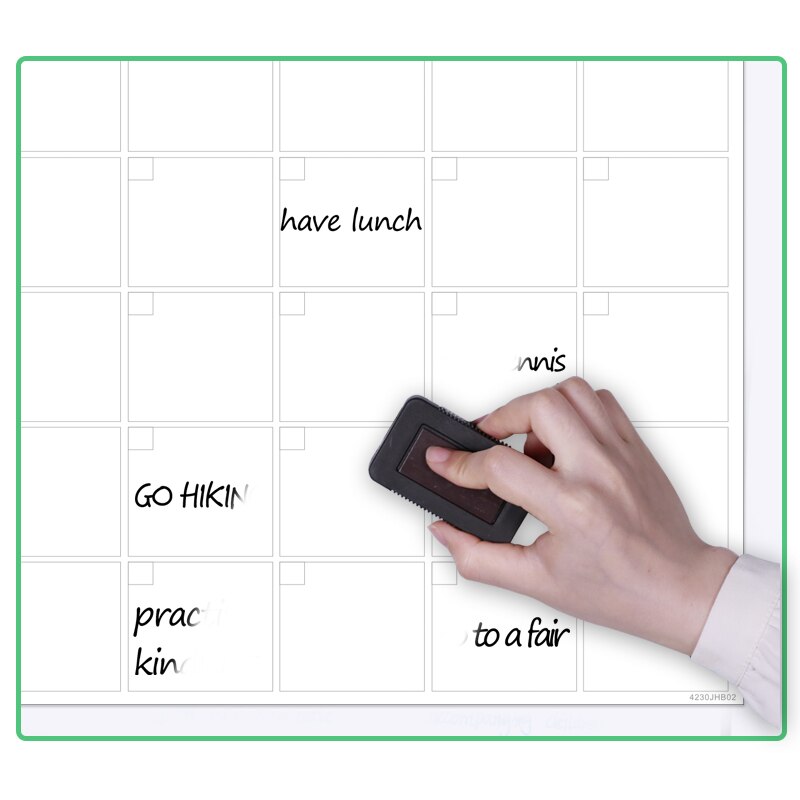 Magnetic Monthly Calendar whiteboard Erasable Fridge Refrigerator To-Do List Monthly Daily Planner Wall Sticker Reminder Notepad