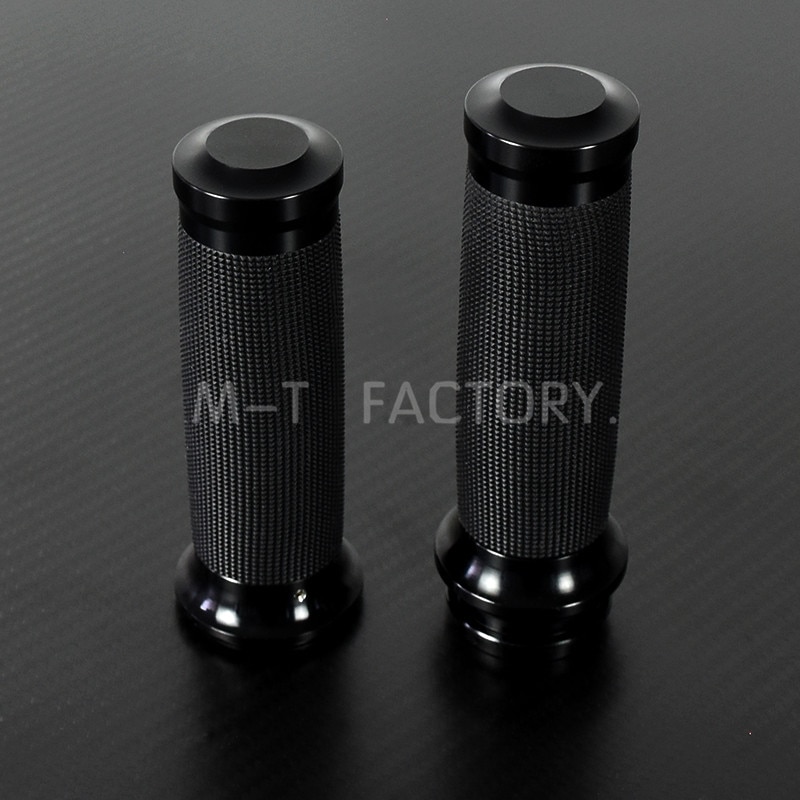 GYMARK Portabicchieri da manubrio per moto Harley Dyna Sportster XL 883 1200 Softail Fat Boy Touring Road King Electra Street Tour Glide (nero