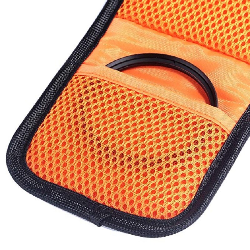 K &amp; F CONCEPT 3 pochettes pour filtre d&#39;objectif d&#39;appareil photo, pochette pour porte-filtre d&#39;objectif d&#39;appareil photo de 49mm à 77mm ND UV CPL
