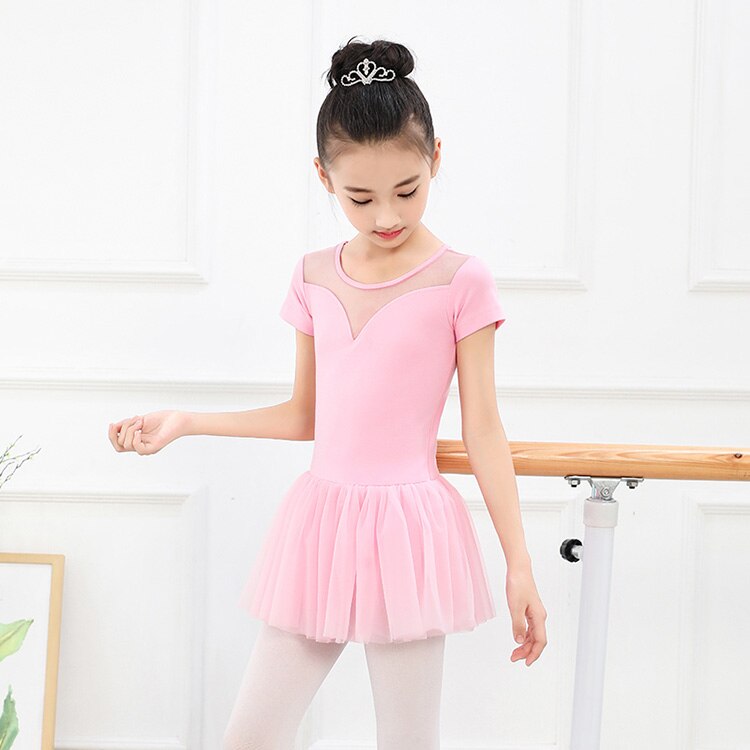 Girl Ballet Dance Dress Girl Leotard Ballerina For Children Dance Clothes Kids Kid Ballet Costumes For Girls Leotard Dance Pink: Pink / 130cm