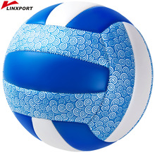 Officiel størrelse 5 pu volleyballkamp volleyball træningsbold indendørs og udendørs med gratis nål