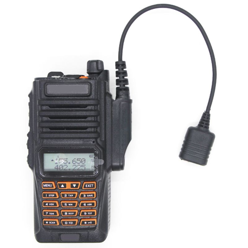 Adapter Cable Baofeng UV-9R Plus UV-XR Waterproof to 2 Pin Suitable for UV-5R UV-82 UV-S9 Walkie Talkie Headset Speaker