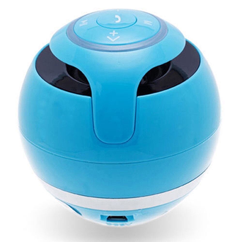 ZK50 Mini Bluetooth Speakers Draagbare Bal Met Led Licht Draadloze Speaker Muziek Bluetooth Speaker Bass Stereo Subwoofer Mic Fm: BU