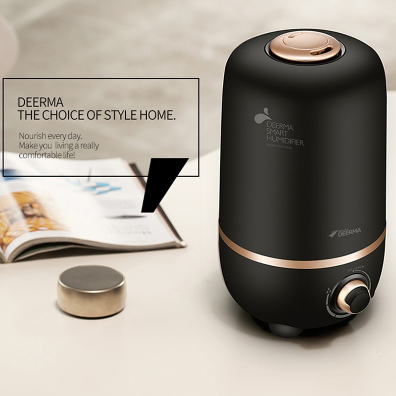 Xiaomi Deerma 4L Ultrasou argent Ion Humidifie ménage diffuseur d'eau chambre bureau bouton maison antibactérien humidificateur d'air