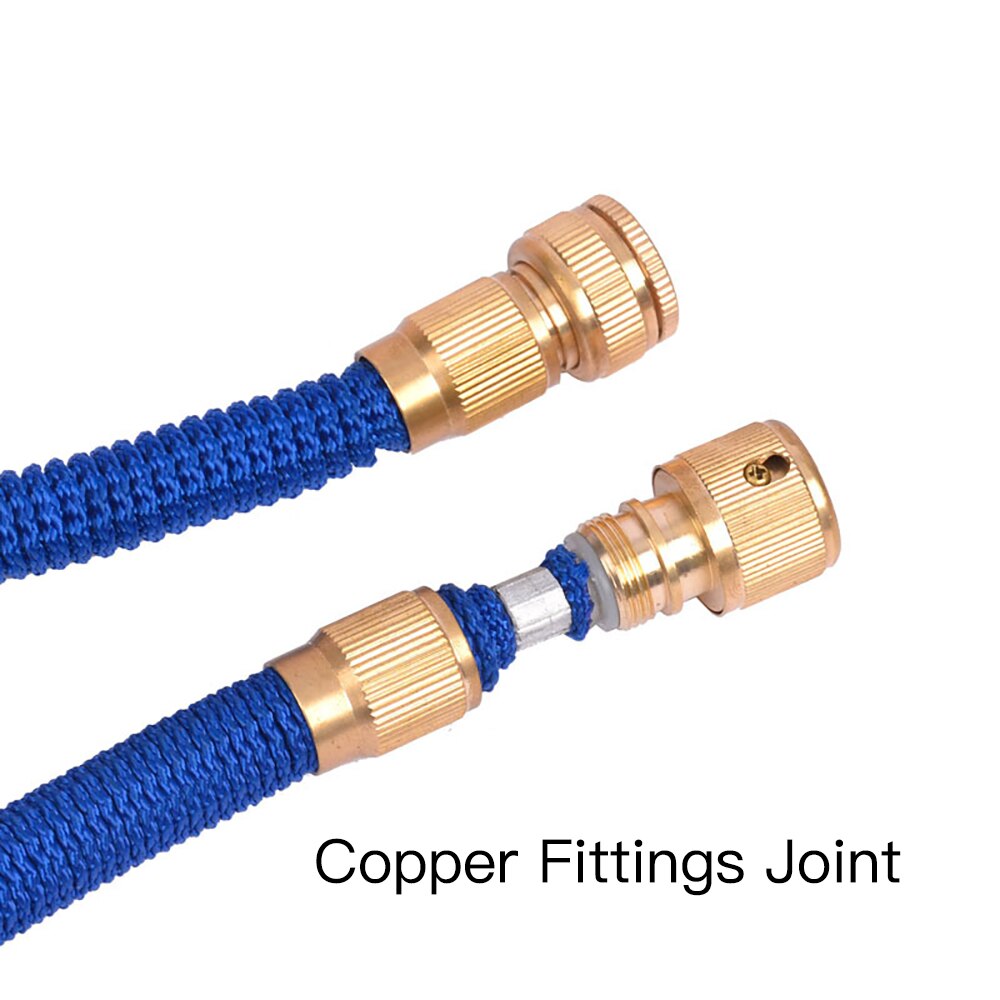 Garden Hoses, Expandable Garden Hose Latex ,car Wash Hose ,thickened TPE Water Pipe, Pressure Resistance,100% The Copper Join