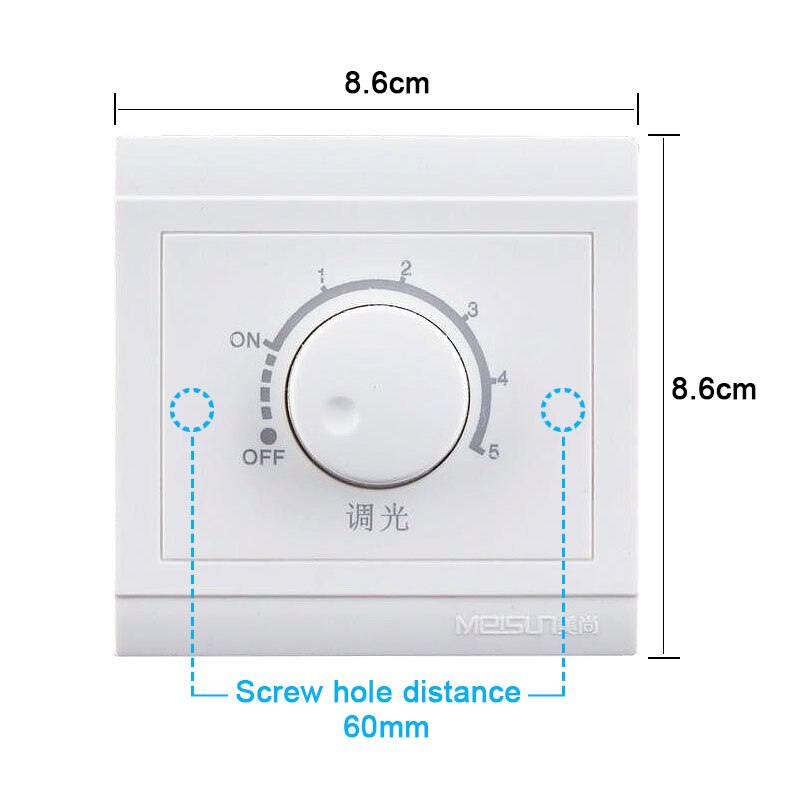 Led dimmer 220v Max 250W 200-240V light dimmer switch led dimmer