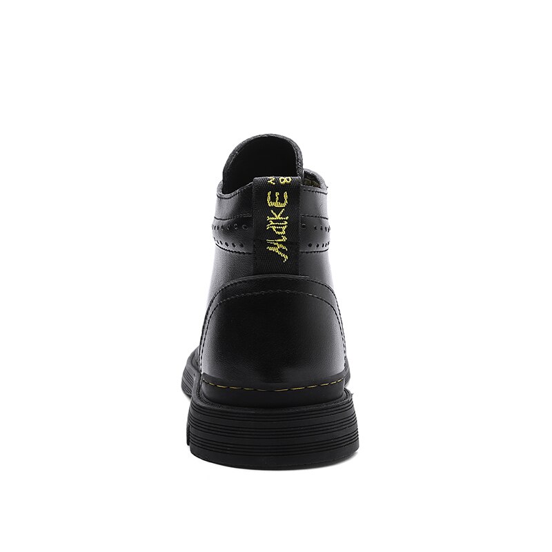 Forår/efterår mænd læder sneakers brune vintage arbejdsstøvler til mænd mærke herre motorcykel støvler mænd støvler