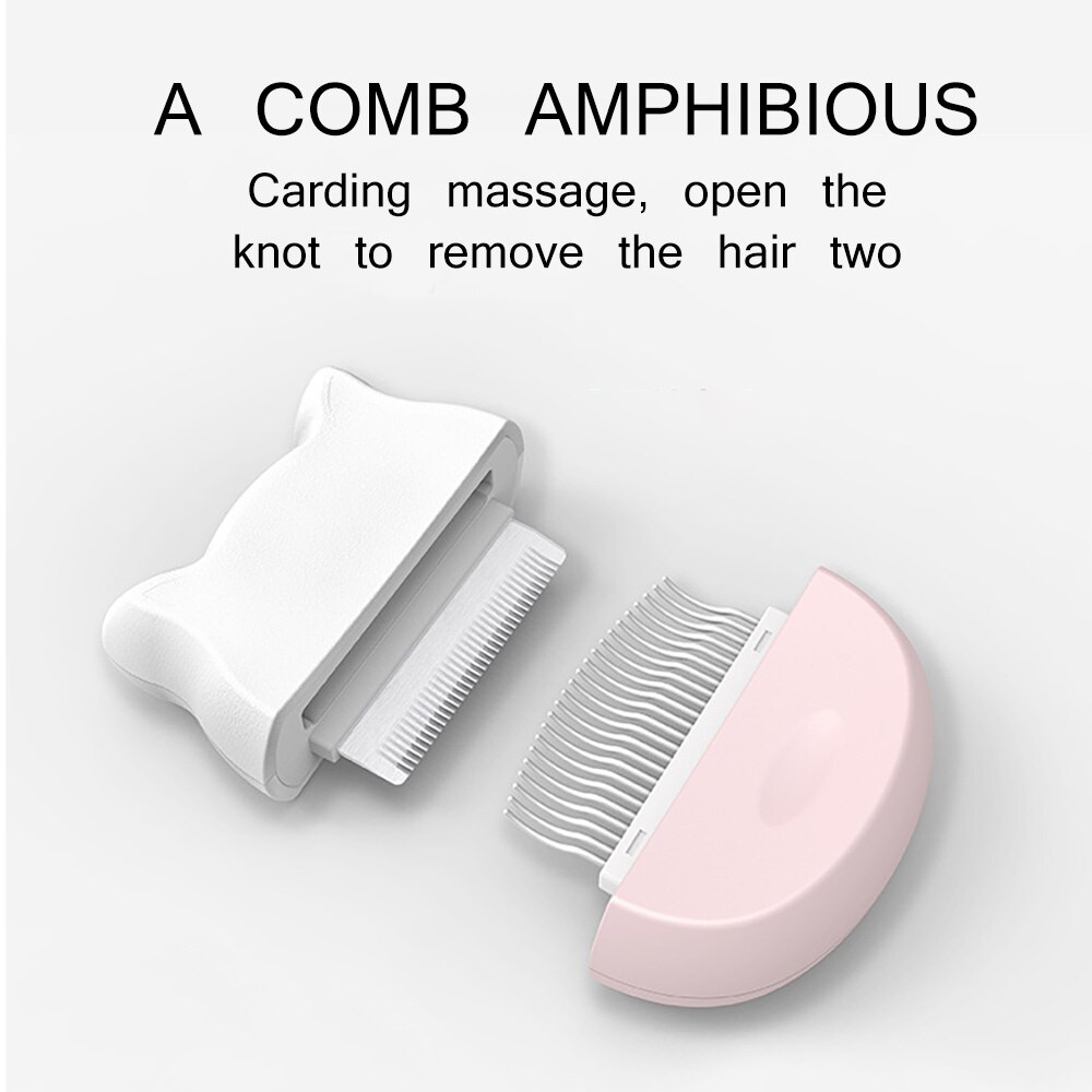 Huisdiervacht knooptang, hondentrimmer, verharingsgereedschap, huisdierkat, ontharingskam, borstel, dubbelzijdige huisdierproducten