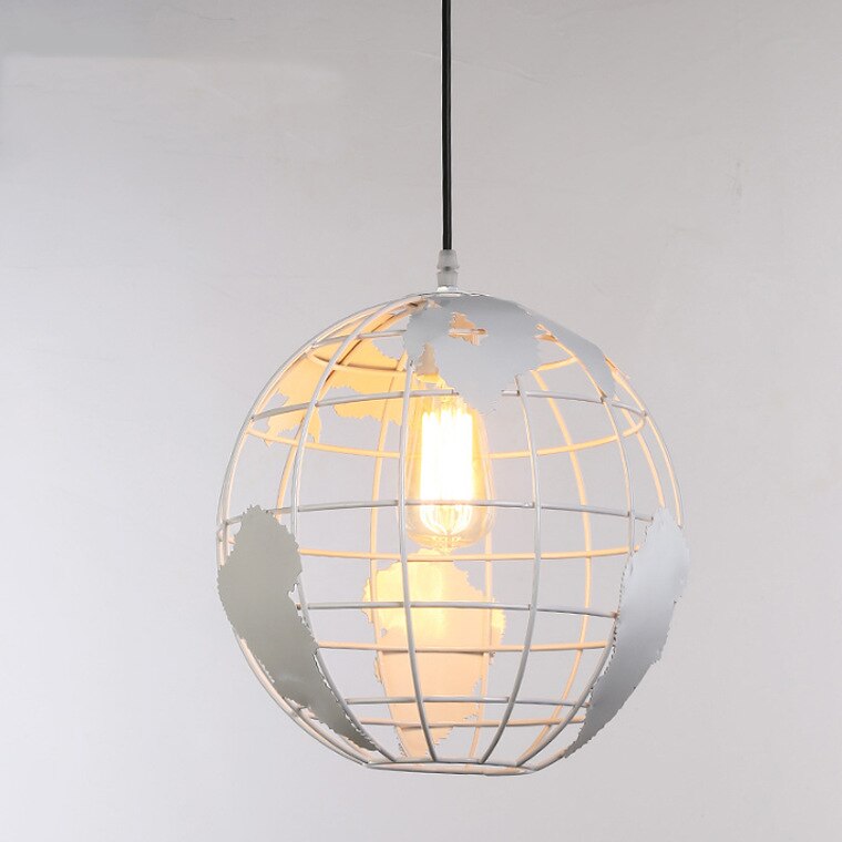 nordique minimaliste globe lustre moderne restaurant bar table fer lustre café thé magasin lumières