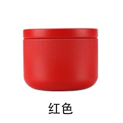 Trumpet Black Tea Small Tea Cans Tin Box Portable Flower Tea Packaging Sealed Cans Metal Mini Tea Can Travel Cookie Jar: Red