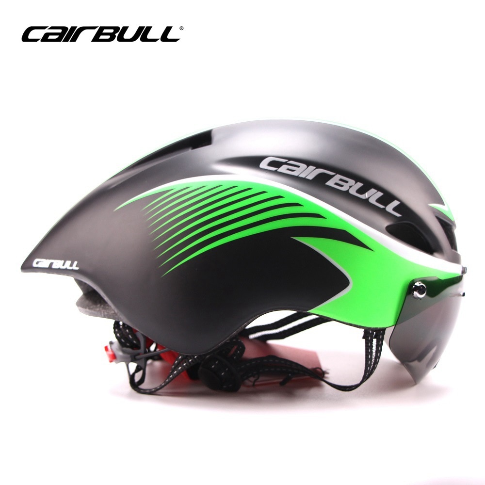 Cairbull Fietsen Helm Bril Fiets Integraal Gevormde Aerodynamische Sport Mtb Racefiets Helm Triathlon Met 1 Lens