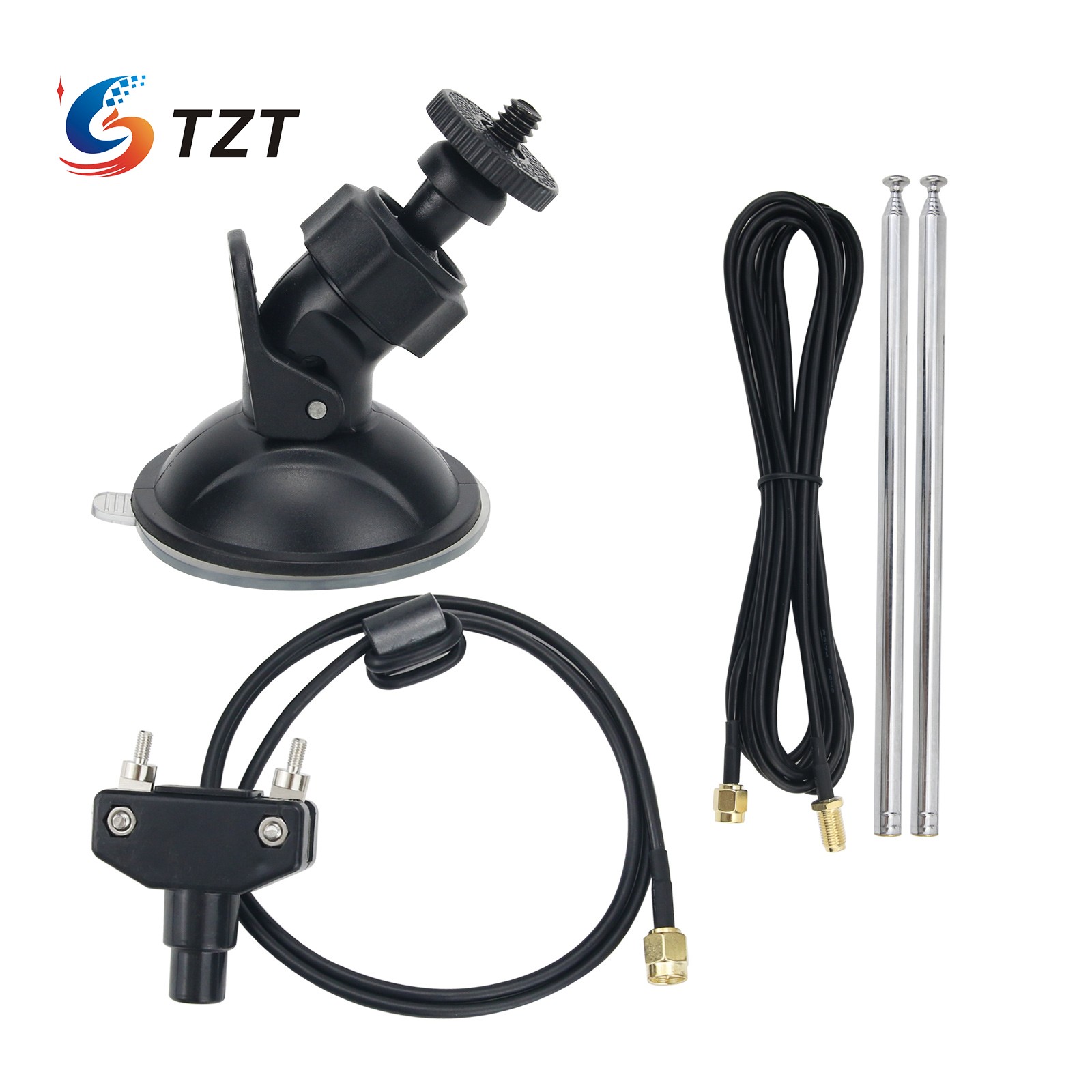 TZT ANT02 50-Ohm SDR Radio Antenna 40MHz-6GHz FM Bipolar Broadband Antenna For SDR Receivers HackRF RSP1