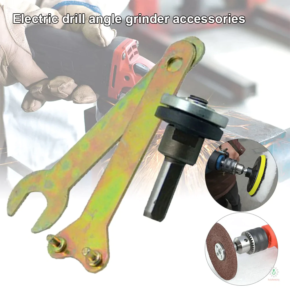 5 teile/satz 10MM Bohrmaschine Umwandlung Winkel Schleifer Pleuel Für Trennscheibe Polieren Rad Griff Halfter Adapter