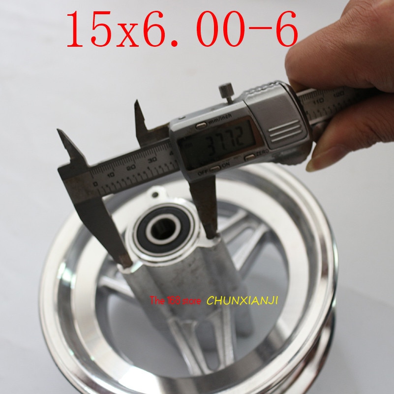 Size 15x6.00-6 Straight Rib Lawn & Garden Tire wheels 15X6-6 inch 168CC Karting Go Kart Motorcycle Wheel Rim With Tubeless Tyre