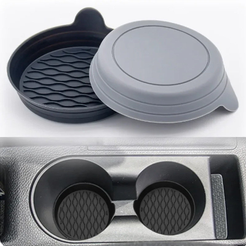 Auto Coaster Antislip Siliconen Mat Voor Auto Water Cup Auto Interieur Antislip Cup Pad Bekerhouder Mat decoratie Accessoires