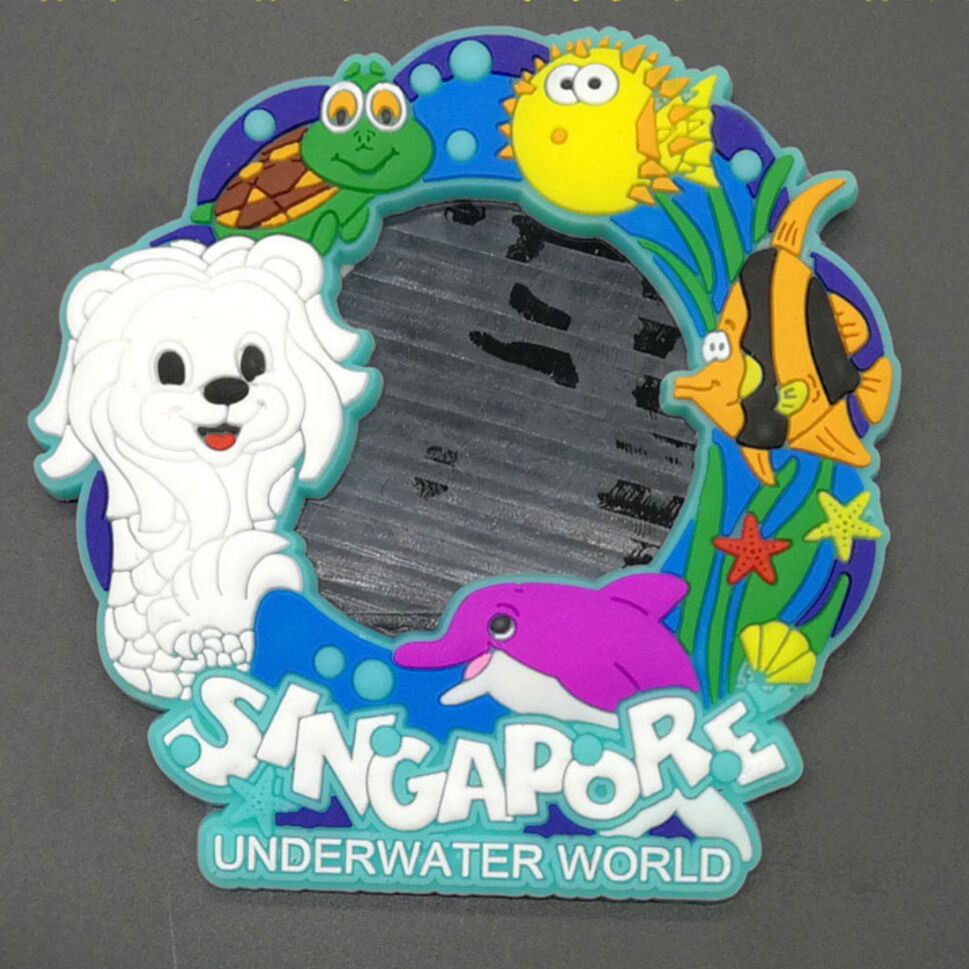 Singapore Rubber Fridge Magnet Tourist Souvenirs Refrigerator Magnetic Stickers Travel collection
